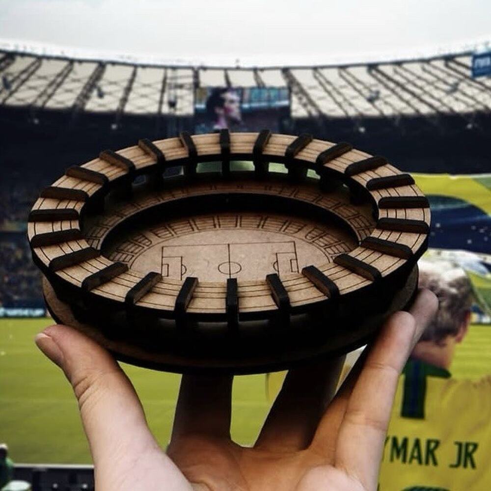 Maracana Stadium Rio De Janeiro Brazil 3D Puzzle MDF Model Soccer Football Gift